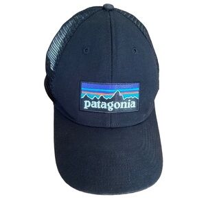 Patagonia Trucker Hat Snapback‎ Adjustable Mesh Cap in Navy Blue